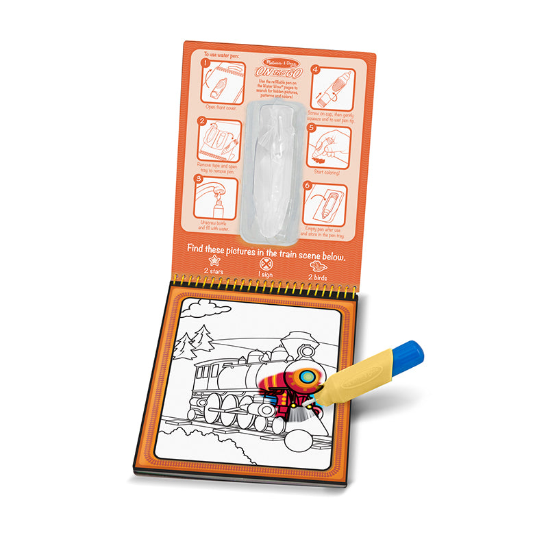 Water-wow, mal m. vand, genanvendelig motiver - køretøjer