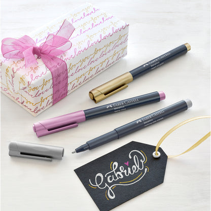 Faber-Castell Metallic marker, 6 stk.