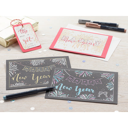 Faber-Castell Metallic marker, 6 stk.