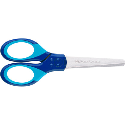 Faber-Castell børnesaks m. til højre og ventre hånd incl etui - blå