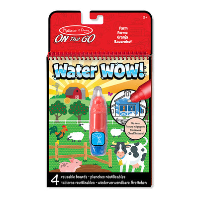 Water-wow, mal m. vand, genanvendelig motiver - bondegård