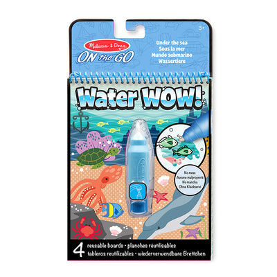 Water-wow, mal m. vand, genanvendelig motiver - under havet