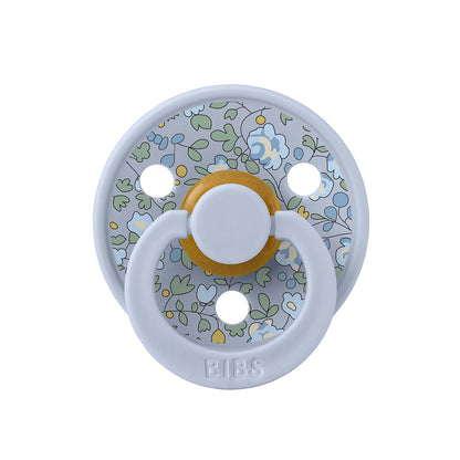 Bibs Liberty, 2-pak Colour, sutter i naturgummi, str. 2 - Eloise - Dusty Blue Mix
