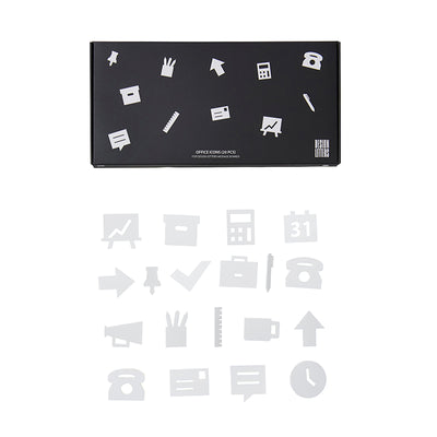 Design Letters, Kontor ikoner til Message Board - white