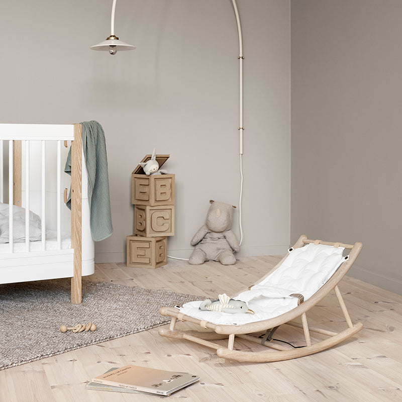 Oliver Furniture, Wood Baby &amp; junior vippestol - Eg/white