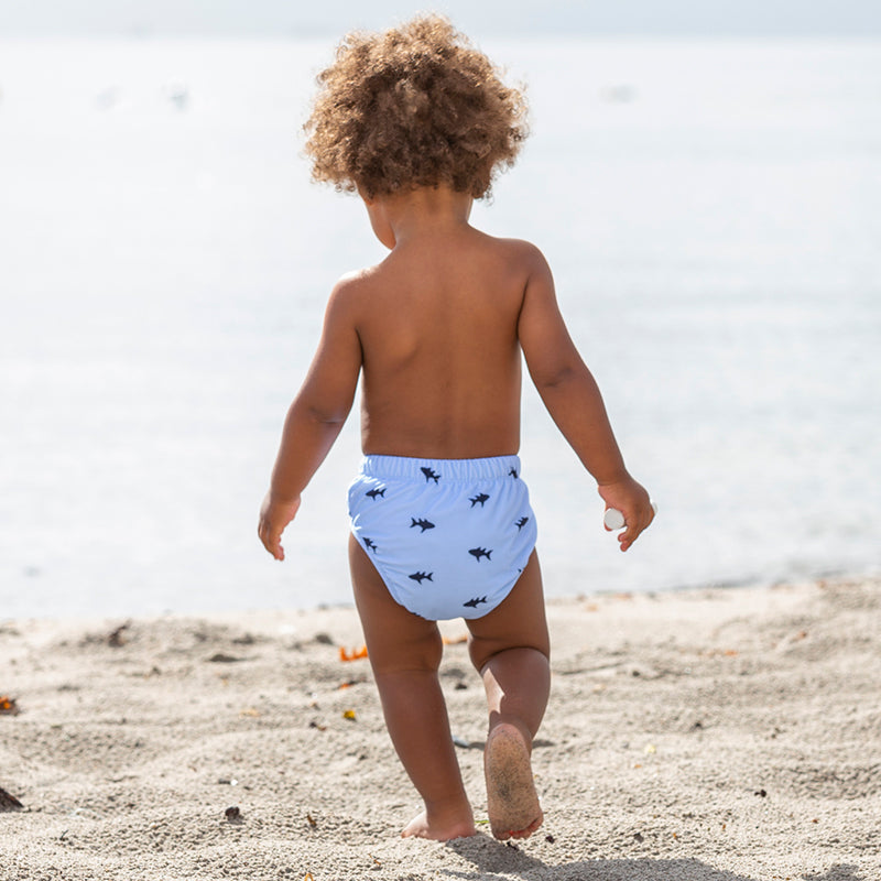 Petit Crabe UV svømmeblebuks, Leo Blue Fish - 0-3 år