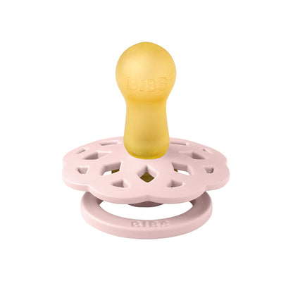 Bibs Boheme 2-pak, sut i naturgummi, str. 2 - Blossom/Dusky Lilac