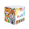 Pixel mosaic cube, XL mosaic perler - 4 i ét - Vilde dyr