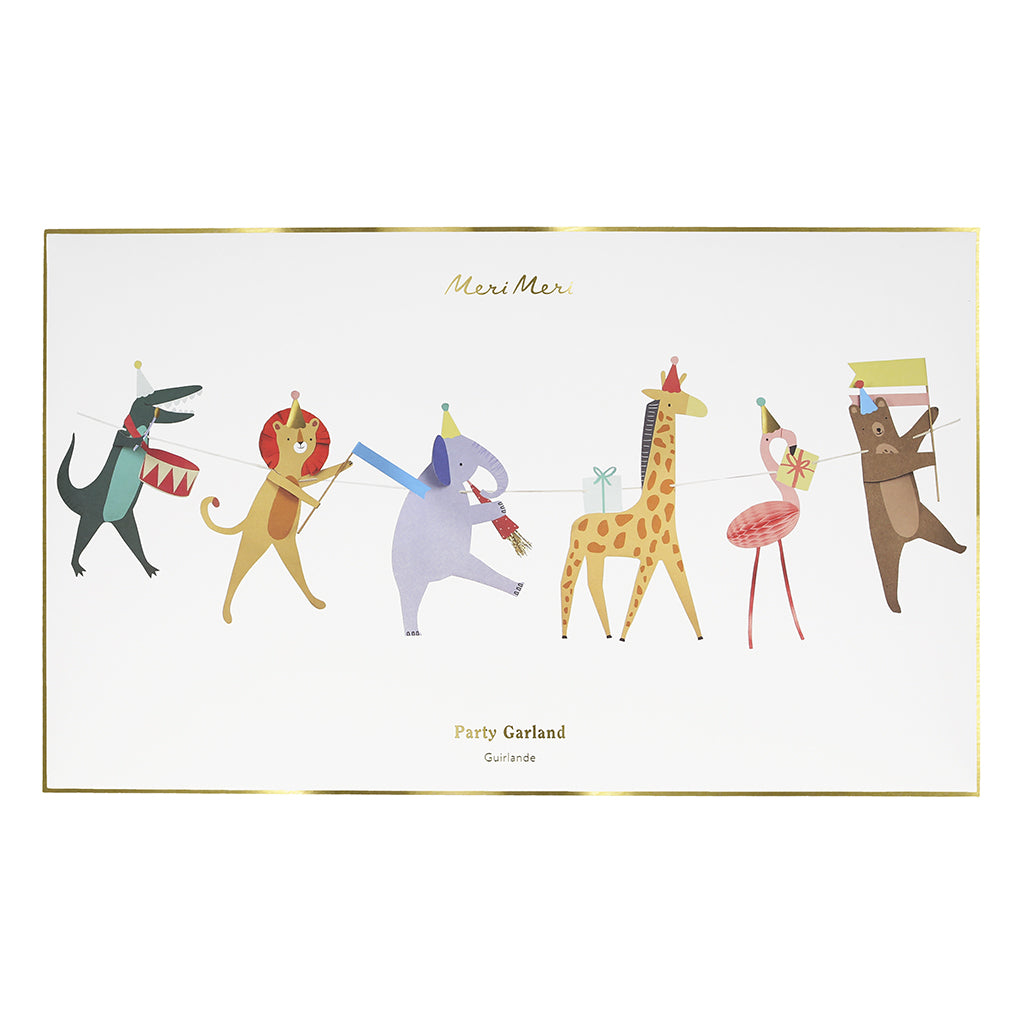 Meri Meri guirlande, Dyreparade - 3 meter