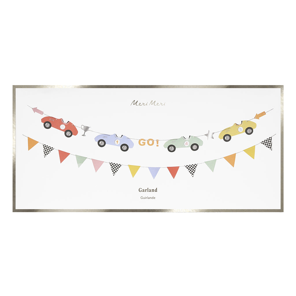 Meri Meri guirlande, Race car - 1.8 meter