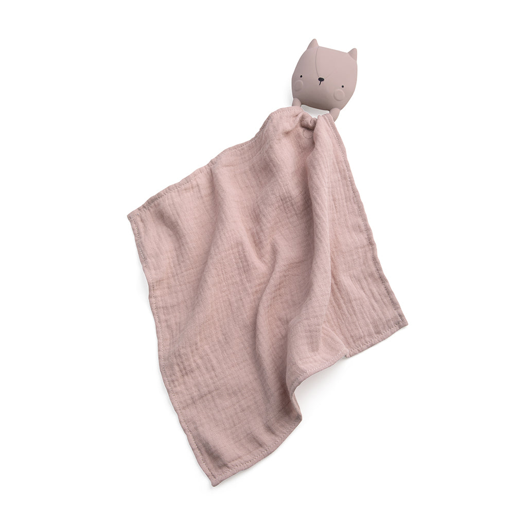 Sebra Naturgummi bidering med klud, egernet Zappy