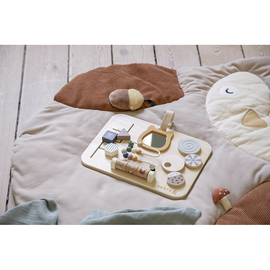 Sebra Aktivitetspanel i træ, Woodland