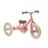 Trybike trehjulet løbecykel, vintage pink m. retro look