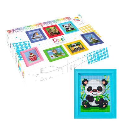 Pixel mosaic, mini mosaic perler - Panda