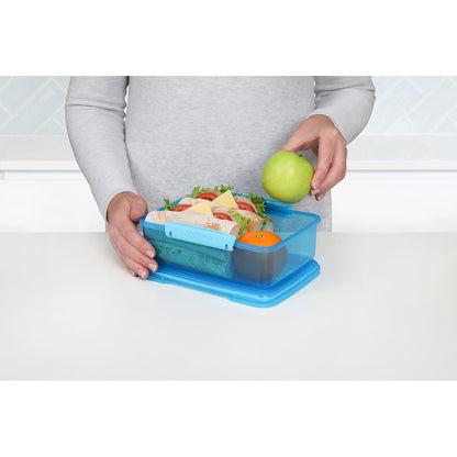 Sistema Coloured Lunch Madkasse m. 1 rum, 2L - Blue