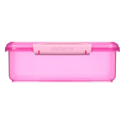 Sistema Coloured Lunch Madkasse m. 1 rum, 2L - Pink
