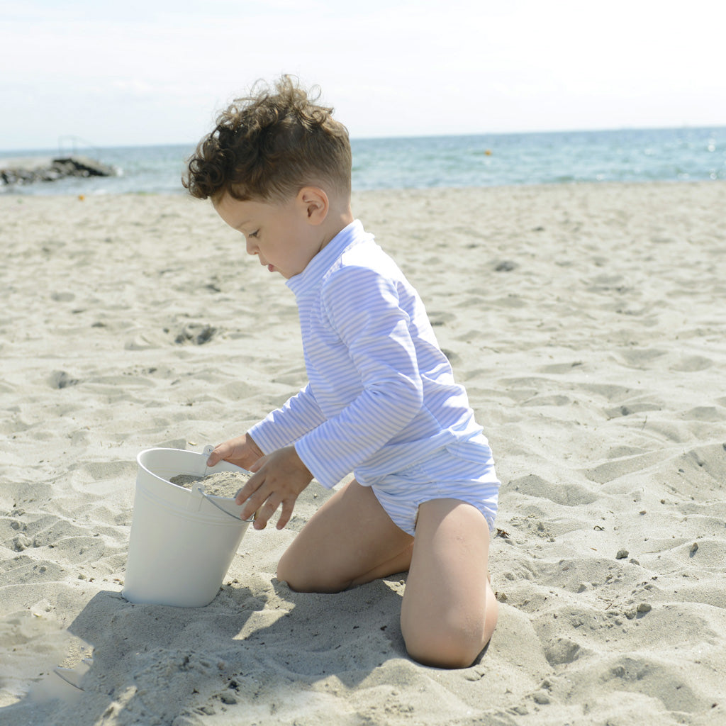 Petit Crabe UV badebluse, Sydney, Baby blue/White - 0-10 år