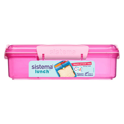 Sistema Snack Attack Duo lunch 975 ml, Pink