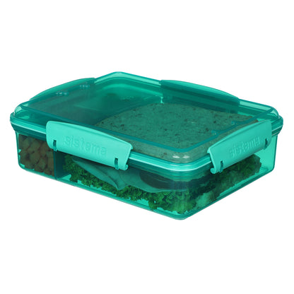 Sistema Snack Attack Duo lunch 975 ml, Teal