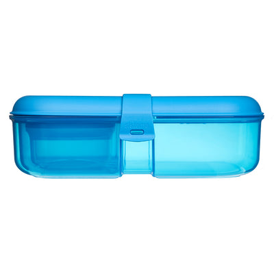Sistema ribbon lunch madkasse med aftageligt rum, 1.1L -  Blue