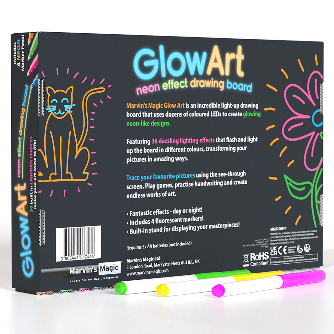 Marvins Magic, Glow Art - Pink