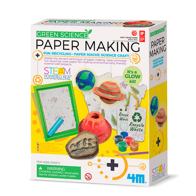 4M green science, eksperiment sæt - paper making, papirfremstilling, genbrugspapir. forener læring og leg