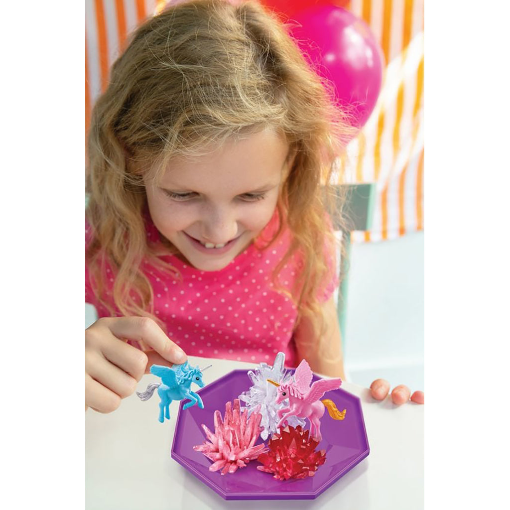 4M eksperimentsæt, Crystal Growing, Magical unicorn terrarium - Fra 10 år