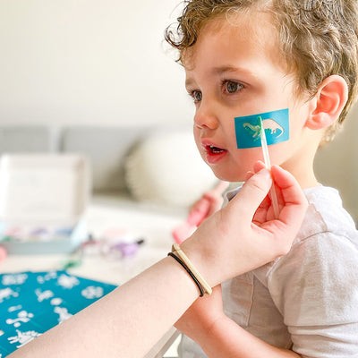 Oh Flossy Ansigtmaling- og make-up stencils til børn