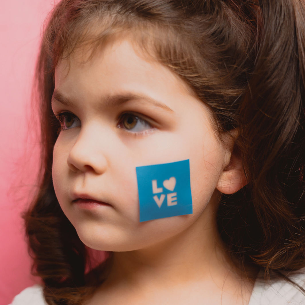 Oh Flossy Ansigtmaling- og make-up stencils til børn