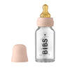Bibs sutteflaskesæt i naturgummi 110 ml - Blush