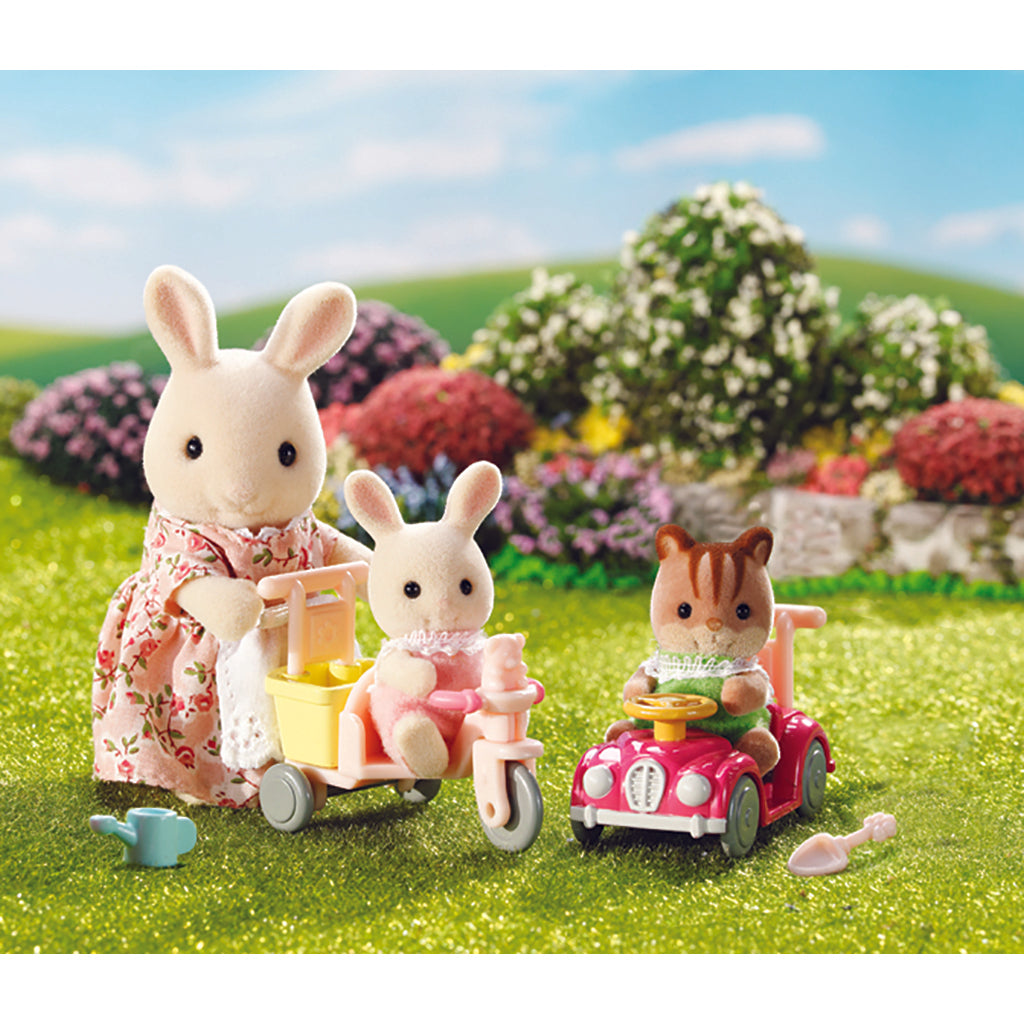 Sylvanian Families, Trehjulet cykel og 3 figurer