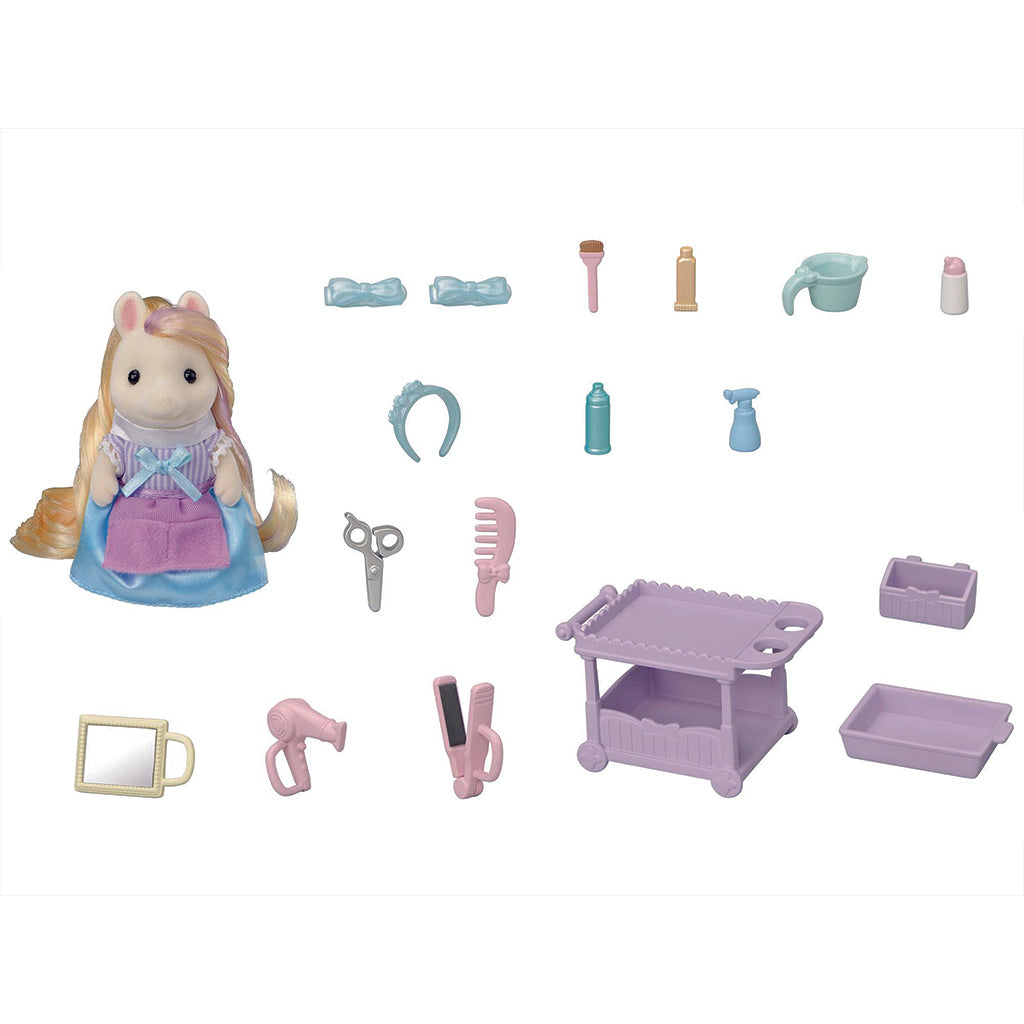 Sylvanian Families, Pony´s frisør stylingsæt med figur