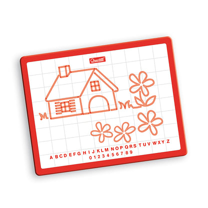 Quercetti Magnetisk tegnetavle m. bogstaver
