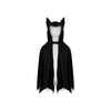 Great Pretenders udklædningstøj, Bat kappe m. hætte - str. 5-6 år