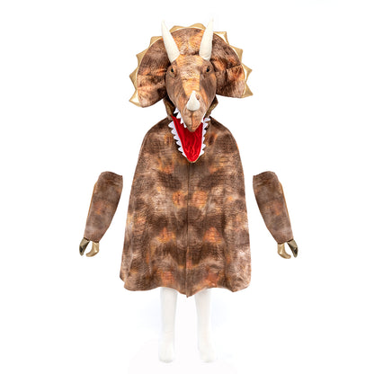 Great Pretenders dyrekostume, GrandasaurusTriceratops Cape m. klør - str. 5-6 år. Udklædning