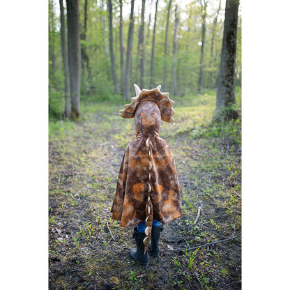 Great Pretenders dyrekostume, Grandasaurus Triceratops Cape m. klør - str. 4-6 år
