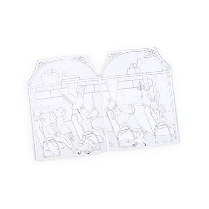 Moulin Roty Malebog med 170 klistermærker, Den lille danseskole