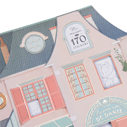 Moulin Roty Malebog med 170 klistermærker, Den lille danseskole