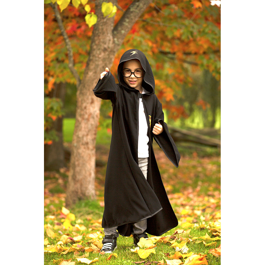 Great Pretenders Troldmandskappe og briller - str. 5-6 år