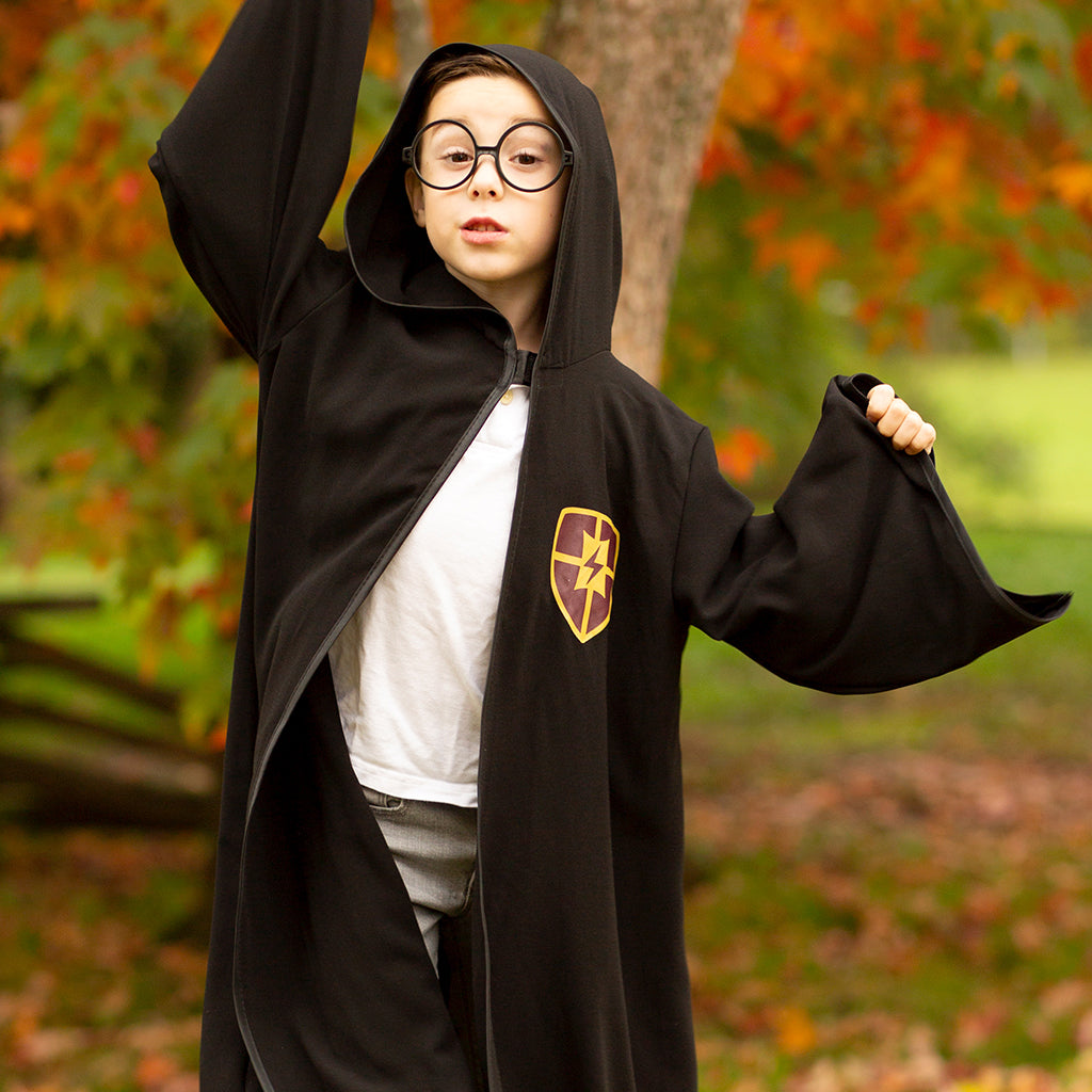 Great Pretenders Troldmandskappe og briller - str. 5-6 år