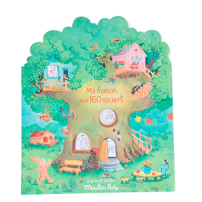 Moulin Roty Male- og klistermærkebog, Træ