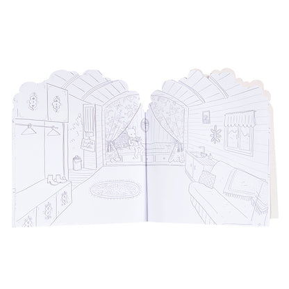 Moulin Roty Male- og klistermærkebog, Træ