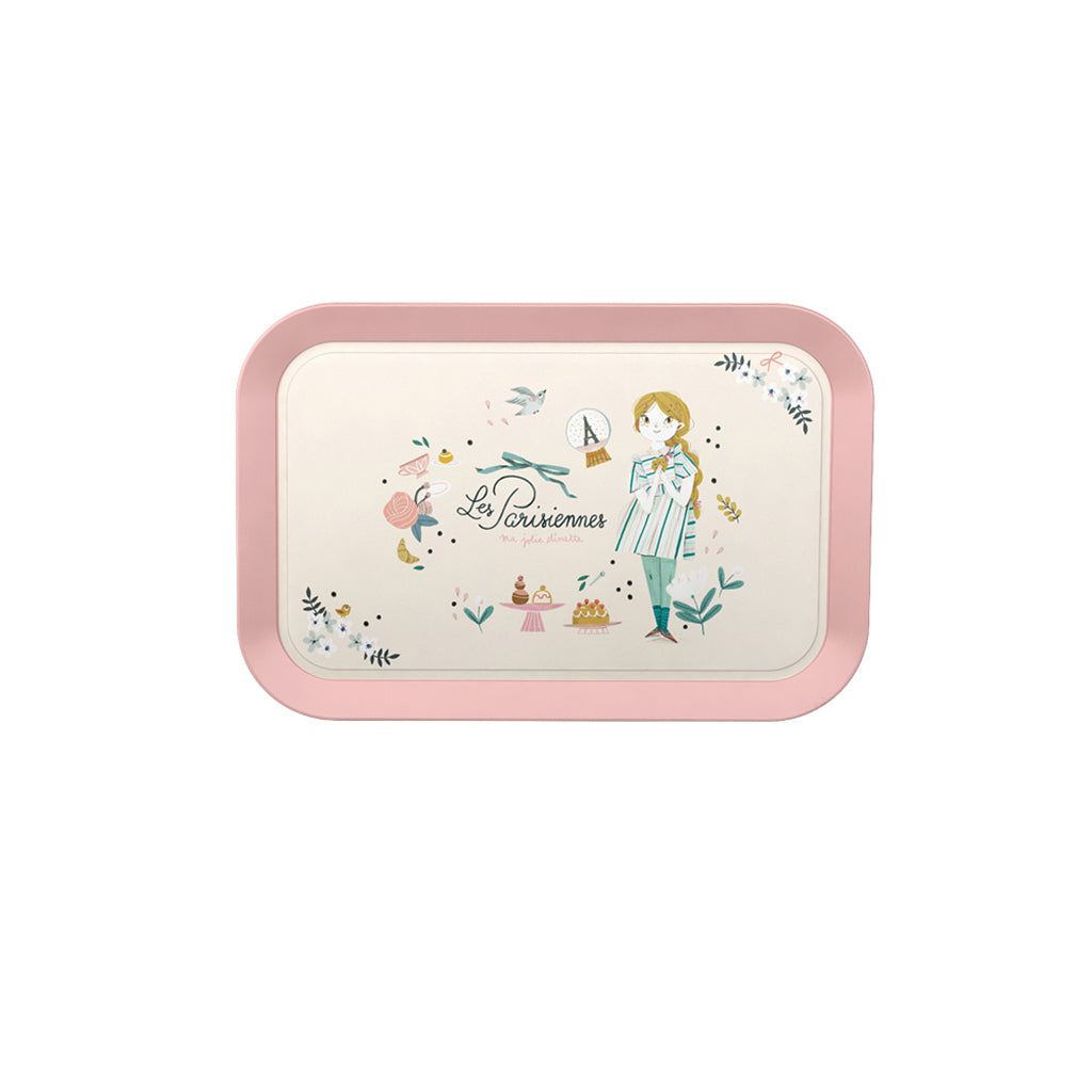 Moulin Roty kuffert med tesæt, 14 dele - Les Parisiennes