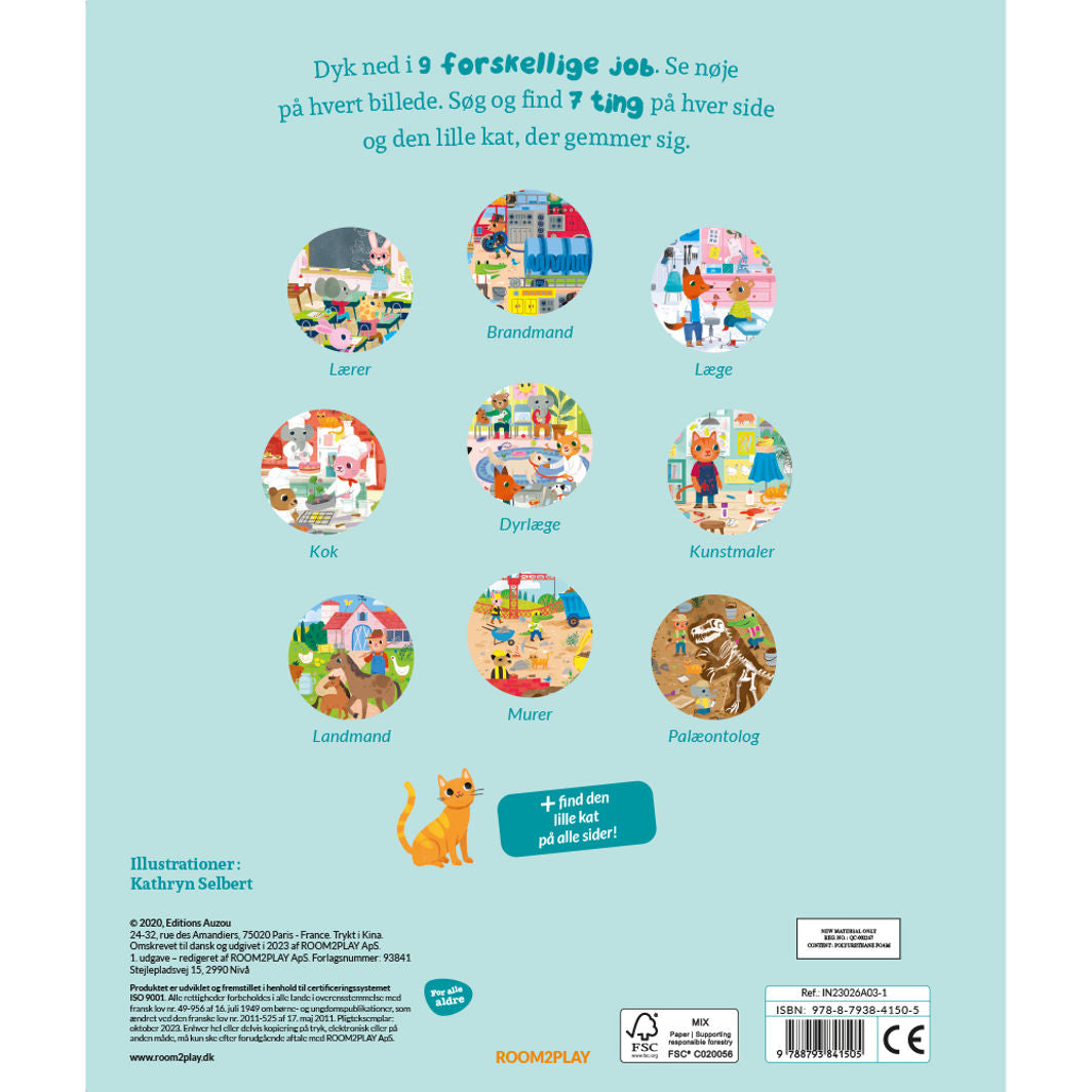 Forlaget Room2Play, Søg og Find - Forskellige job