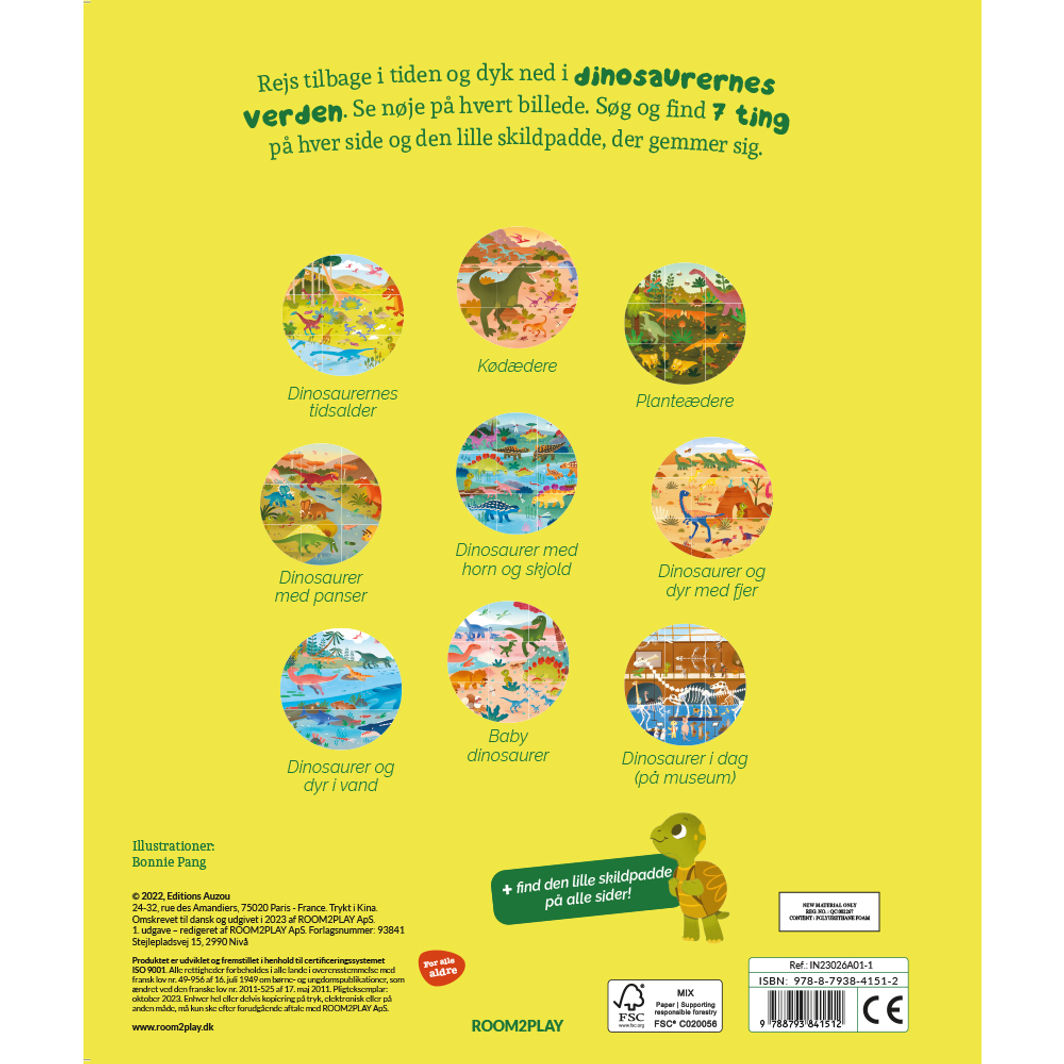 Forlaget Room2Play, Søg og Find - Dinosaurer