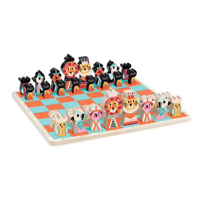 Vilac mit første skak spil, i træ