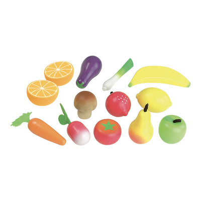 Vilac madsæt i træ - frugt og grøntsager 12 dele