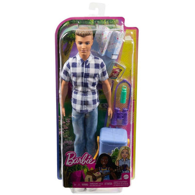 Barbie Ken dukke, camping