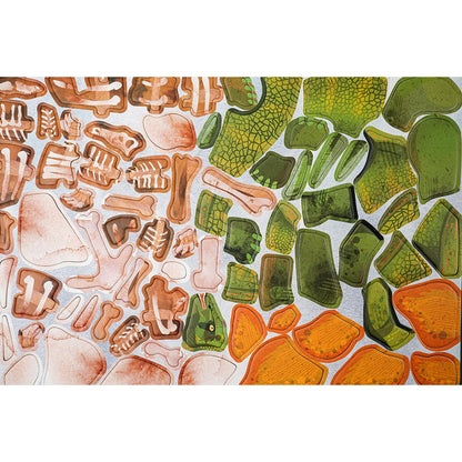 mierEdu, Magnetisk legetavle/puslespil - Stegosaurus