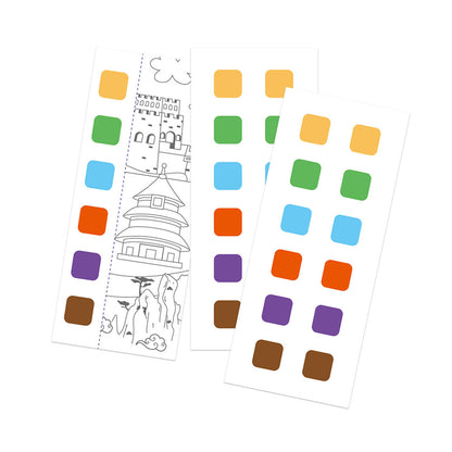 mierEdu, Vandfarve malehæfte - Globetrotter